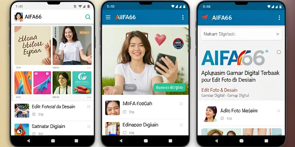 Tampilan antarmuka AIFA66 yang modern dan fungsional untuk gambar digital.
